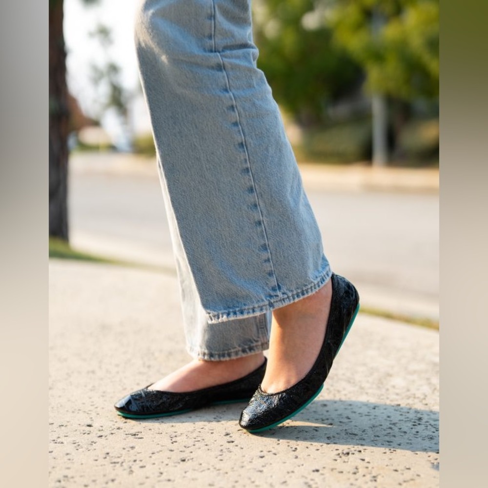 Tieks Black Foldable Ballet Flats